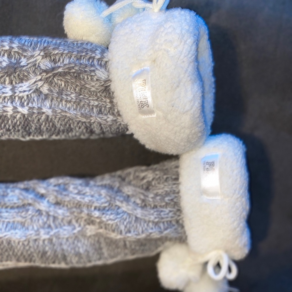 Pink Christmasy socks